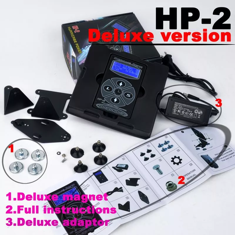 Zelena kutija za napajanje tetovažom od 100% originalnog uragana HP-2
