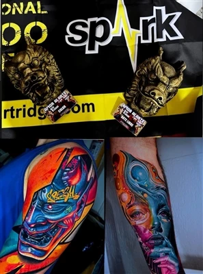 SPARK Artist @anfitriontattoo tvrdi dvostruku pobjedu na Expo Tattoo Culturas...