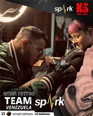 Spark Cartridges Sponzor Tattoo Artist