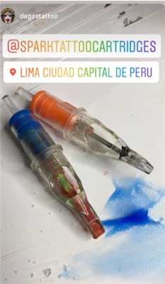 Tetovaža daplina iz Perua uvijek radi zajedno sa #sparkcartridges