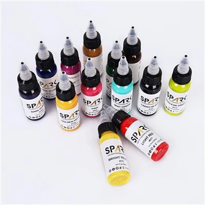 Premium organski set mastila za tetoviranje-Tekuća trajna tinta za umjetnike tetovaže i Body Art