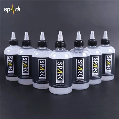 SAPRK 8 FL OZ (250 ml) Professional Brzo suho ne {- izblijedjela glatka tetovaža za prenos šablona za tetovaže umjetnike