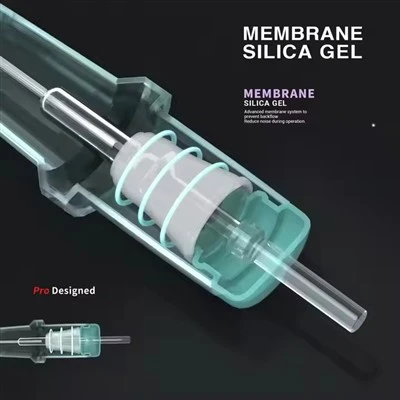 Spark potpuno nova prozirna membrana školjke 0,35 mm / 12 tetovaže za tetovaže za tetovaže