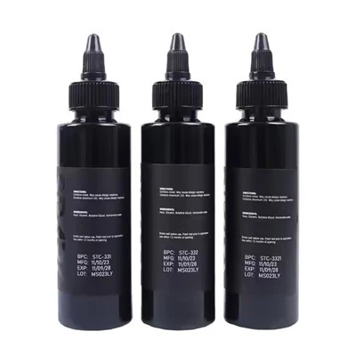 Spark Custom Veleprodaja Kina High - kraj 4 oz 120 ml Pigment za pigment Boja kože Amazing OEM Crna tetovaža tinta