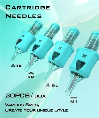 Spark Safe Convenient 316 Stainless Steel Size M1 Premium Sterile Disposable Tattoo Cartridge Needle For Body Art Tattooing
