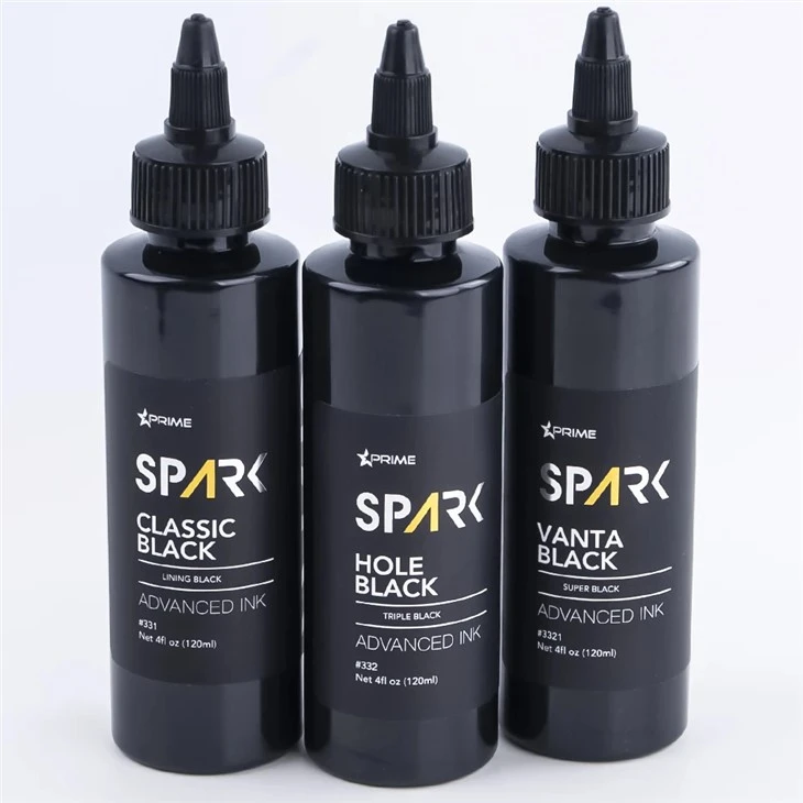 Spark Trajno 3 serija klasična crna / rupa crna / vanta crna prilagođena model duboka crna tetovaža za tetoviranje