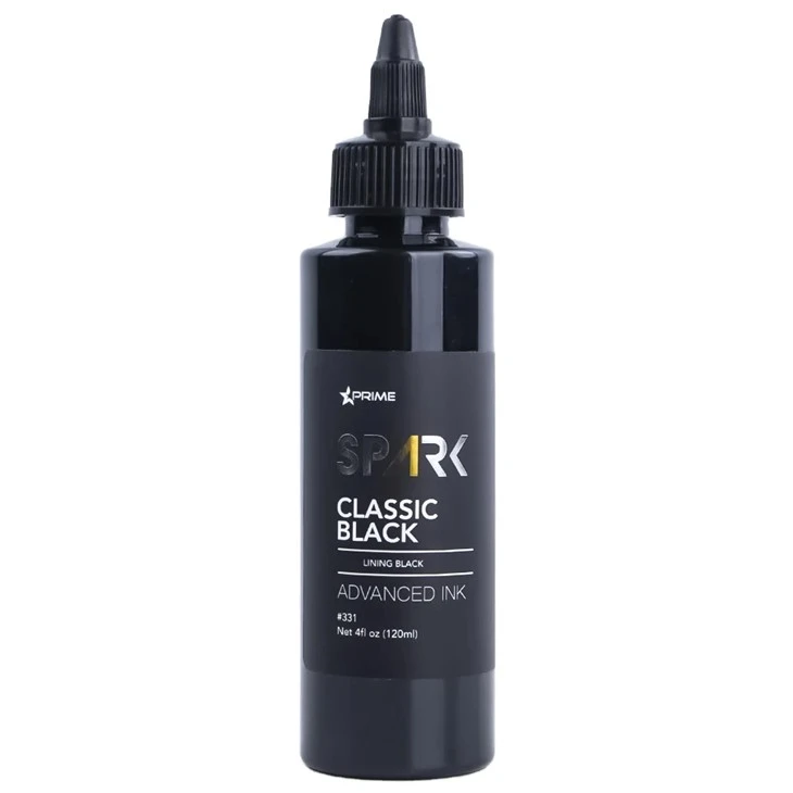 Spark veleprodaja 120ml / 4oz Professional Crna tetovaža za tetoviranje umjetnosti