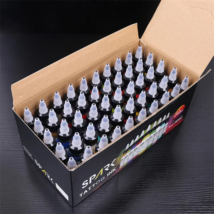 50 kompleta boja Premium Spark Tattoo Ink Supply Tattoo Ink Set