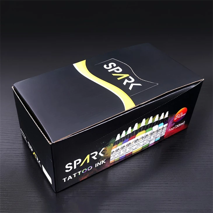 Setovi 50 boja Spark Tattoo Ink Set Professional Tattoo Ink Color
