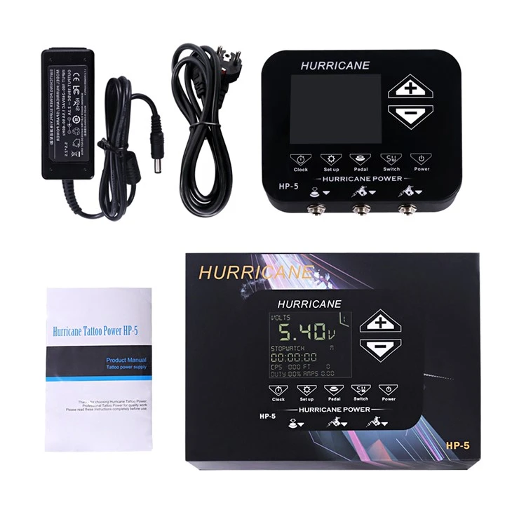 Hurricane LCD Touch Screen Tattoo Power Supplies
