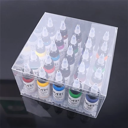 Set od 25 boja Spark Tattoo Ink mastila za tetoviranje u rinfuzi Super crne tinte za tetoviranje