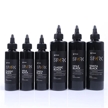8OZ Black Ink Series Hole Black Triple Black Spark Tattoo Ink bezolovna tinta za tetoviranje
