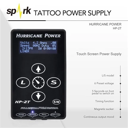 Electric Power Supply Tattoo Digital Hurricane Tattoo Power Supplies