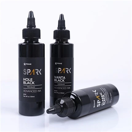 Hole Black 4OZ Triple Black Ink Series Spark Tattoo Ink Tattoo Ink Black Light