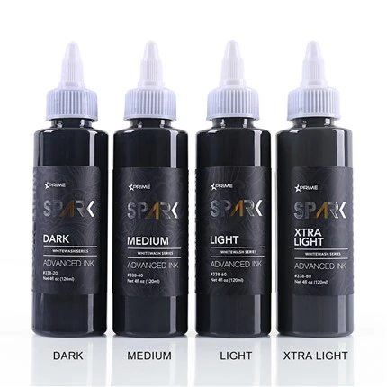 Bezolovna tinta za tetoviranje White Wash Set Spark Tattoo Ink