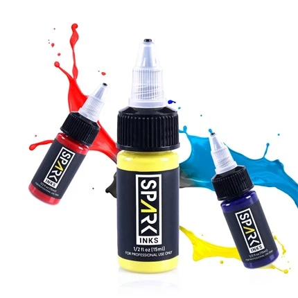 Spark 14 Colors Tattoo Ink Permanent Body Safe Originalna tinta za tetoviranje