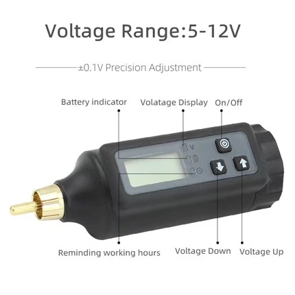 Digitalno bežično napajanje za tetoviranje 2000 MAh