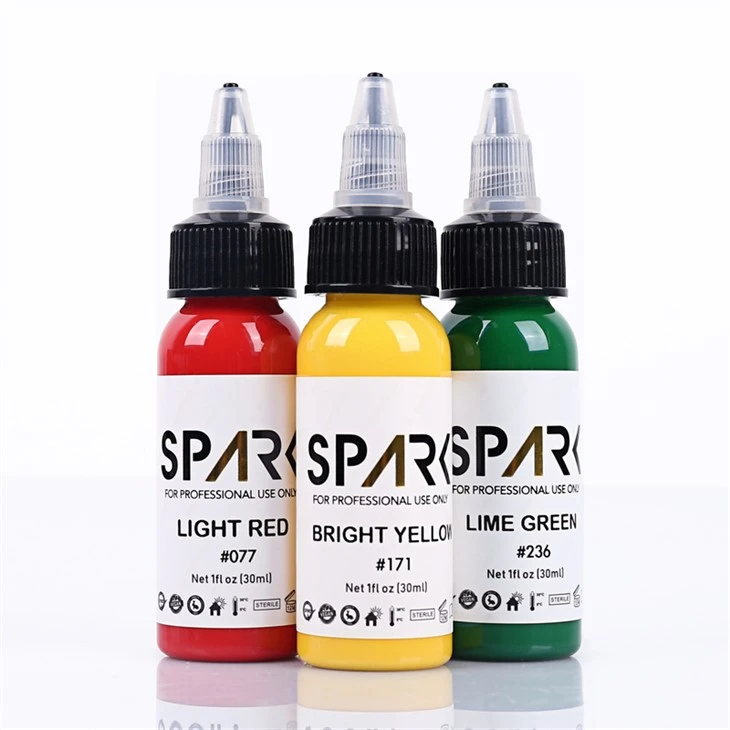 Tinta za tetoviranje u Bulk Spark Tattoo Ink Super Black Tattoo Ink