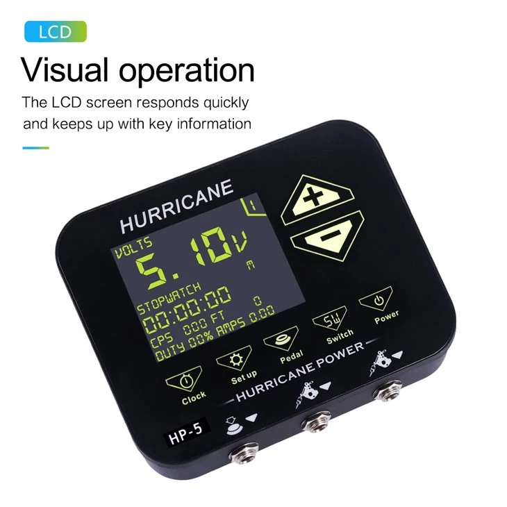 Touch Screen Professional Tattoo Power Supply
