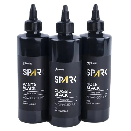Tattoo Ink 8 Oz Super Black Black Ink Series Vanta Black Spark Tattoo Ink Set Tattoo Ink